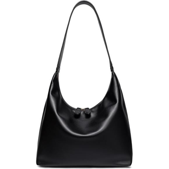 Handbags - Vegan Leather Hobo Bags Black